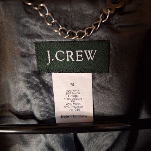 J. Crew Peacoat Black Medium - Picture 3 of 5
